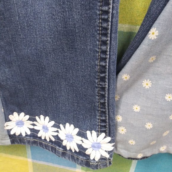 2244 Jeaniemade Size 13/14 short Maurices Bell-Bottoms - Picture 2 of 4